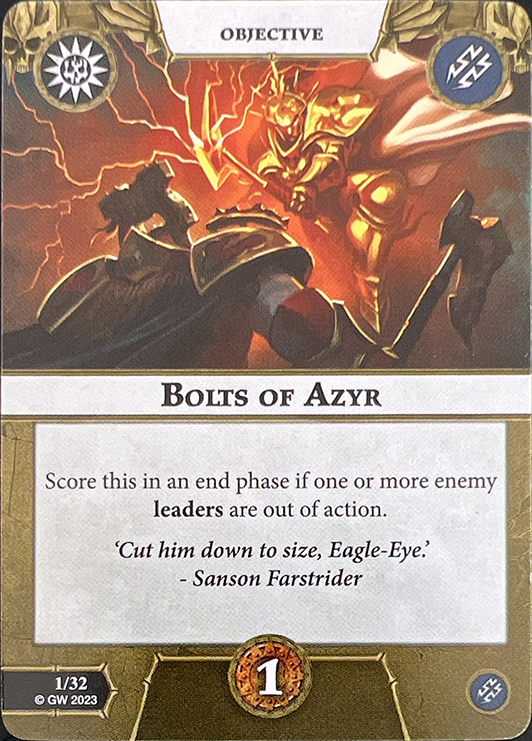 Bolts of Azyr